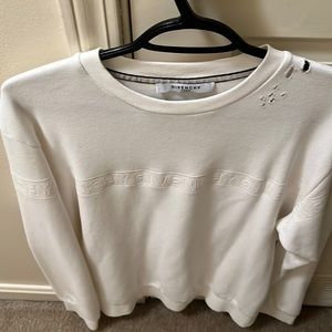 Givenchy long sleeve white used